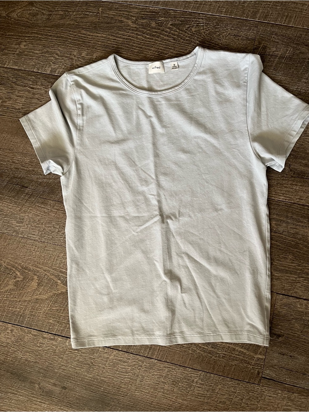 Wilfred Pale Gray Short-Sleeve Crew Neck Tee